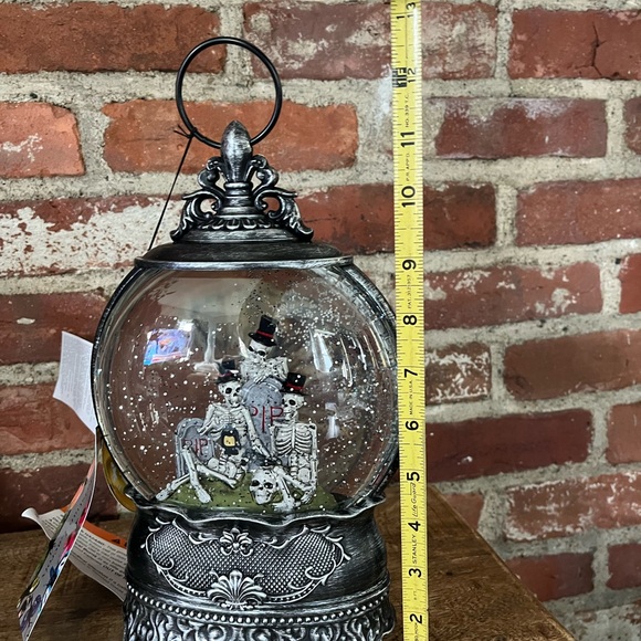 Christian Lacroix  skeleton water globe new with fantastic for Halloween - Picture 3 of 15